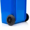 Color classified trash can set for home kitchen and living room, movable with lid, three-color set Application Scenario